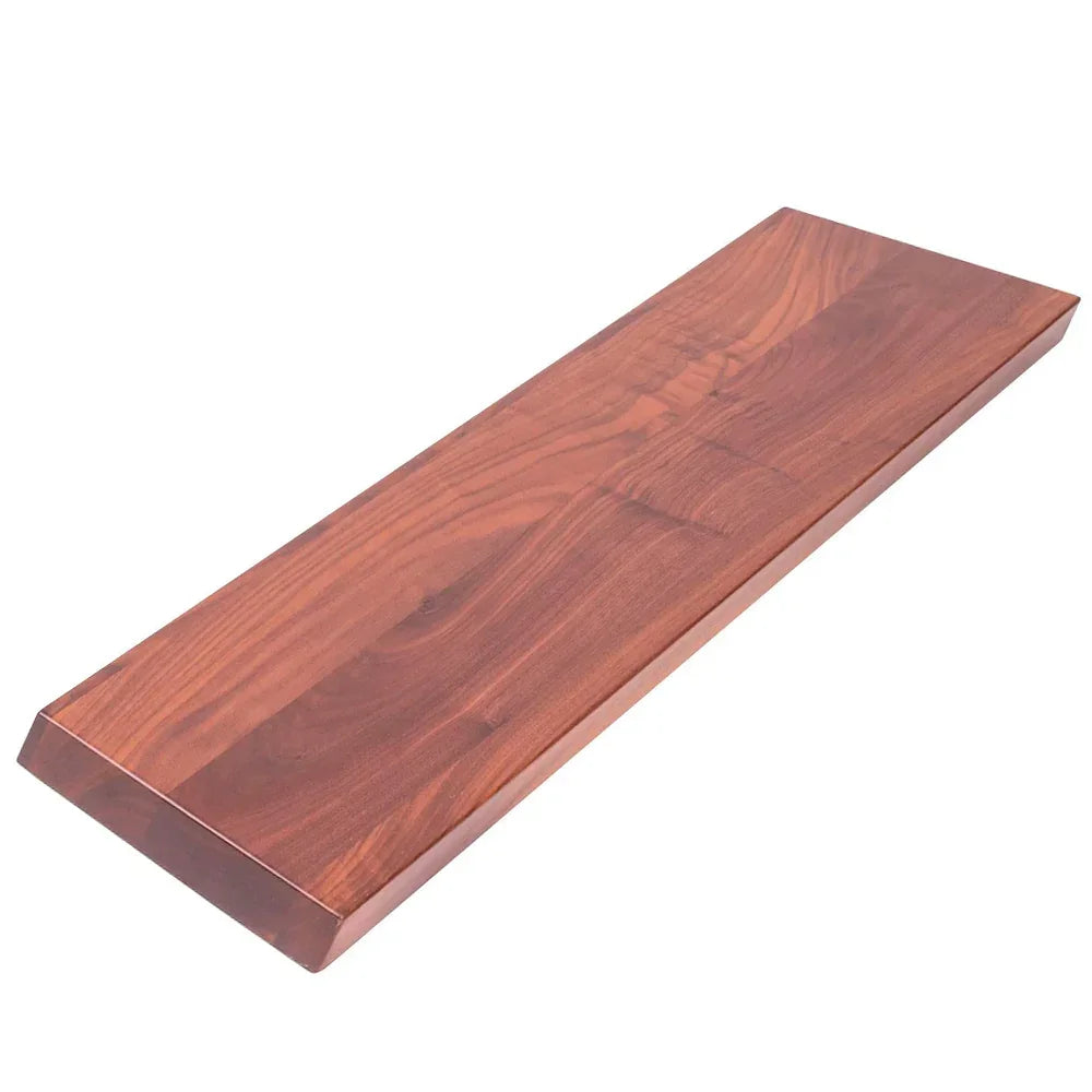 Grooved Solid Live Edge Wood Suar Shelf - Lignum