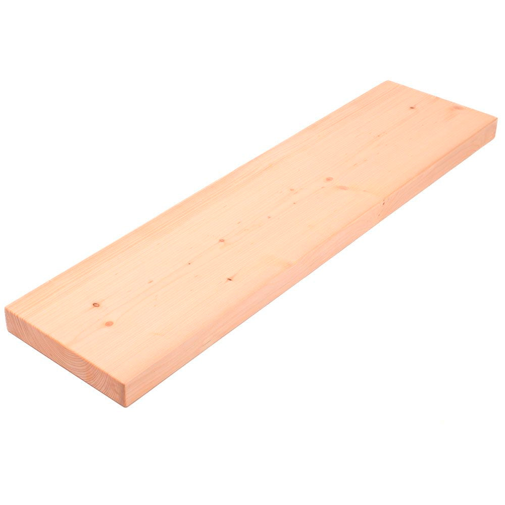 Tablette en pin noueux massif rainurée - Lignum