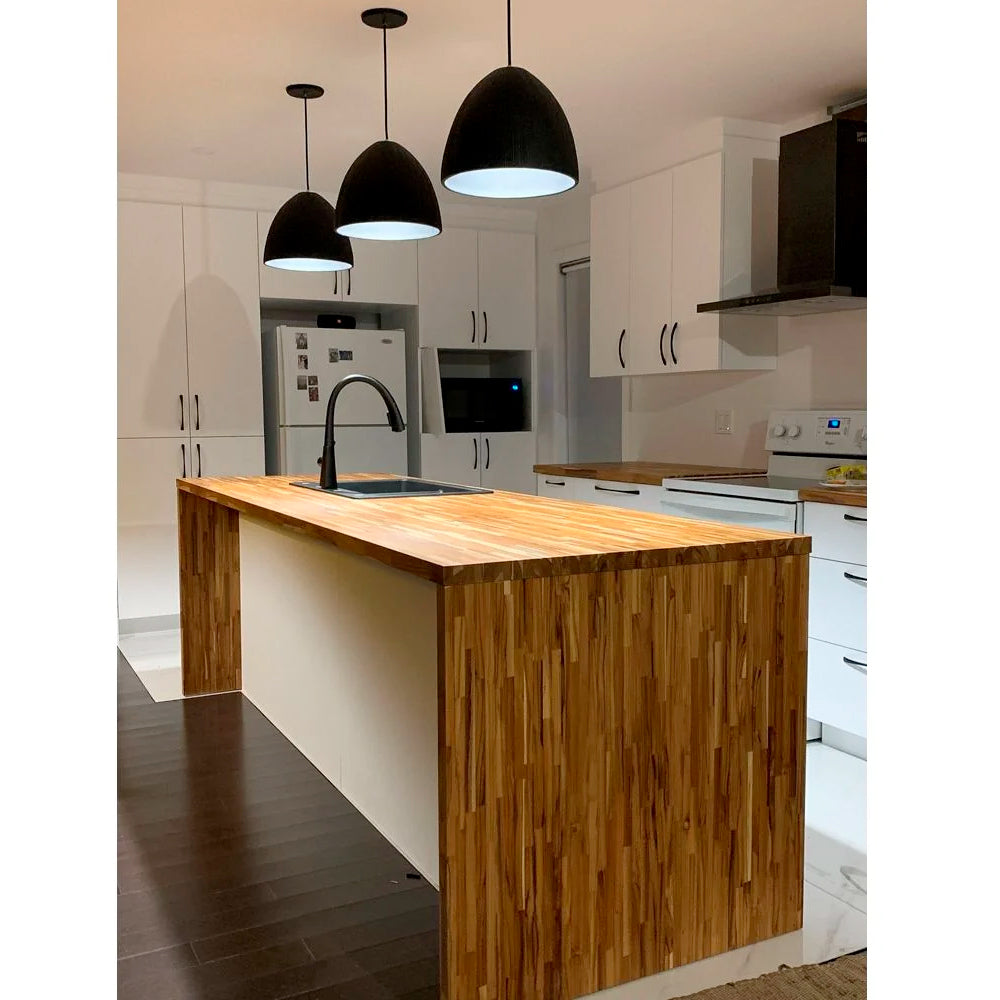 Panneaux lamellés-collés en Teck de Plantation - 3/4"