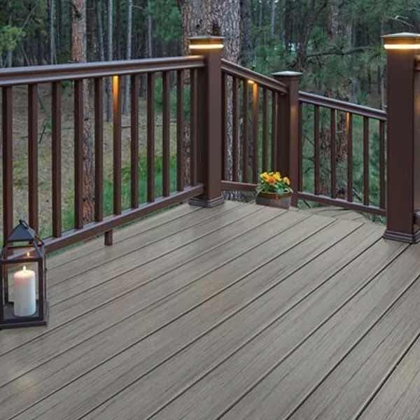 Contremarche de terrasse en Composite 9/16" x 7 1/4" x 12' TimberTech Reserve - Driftwood