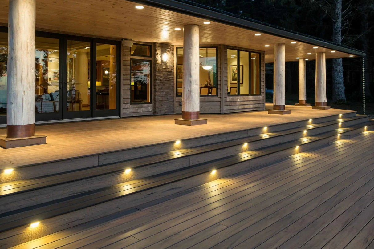 Planche de terrasse rainurée en Composite 1" x 6" TimberTech Legacy - Tigerwood