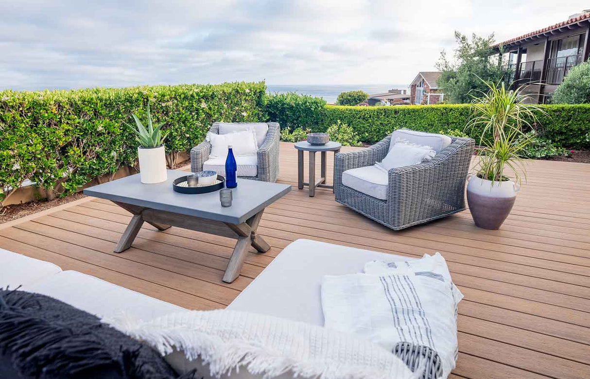 Planche de terrasse rainurée en Composite 1" x 6" TimberTech Reserve - Antique Leather