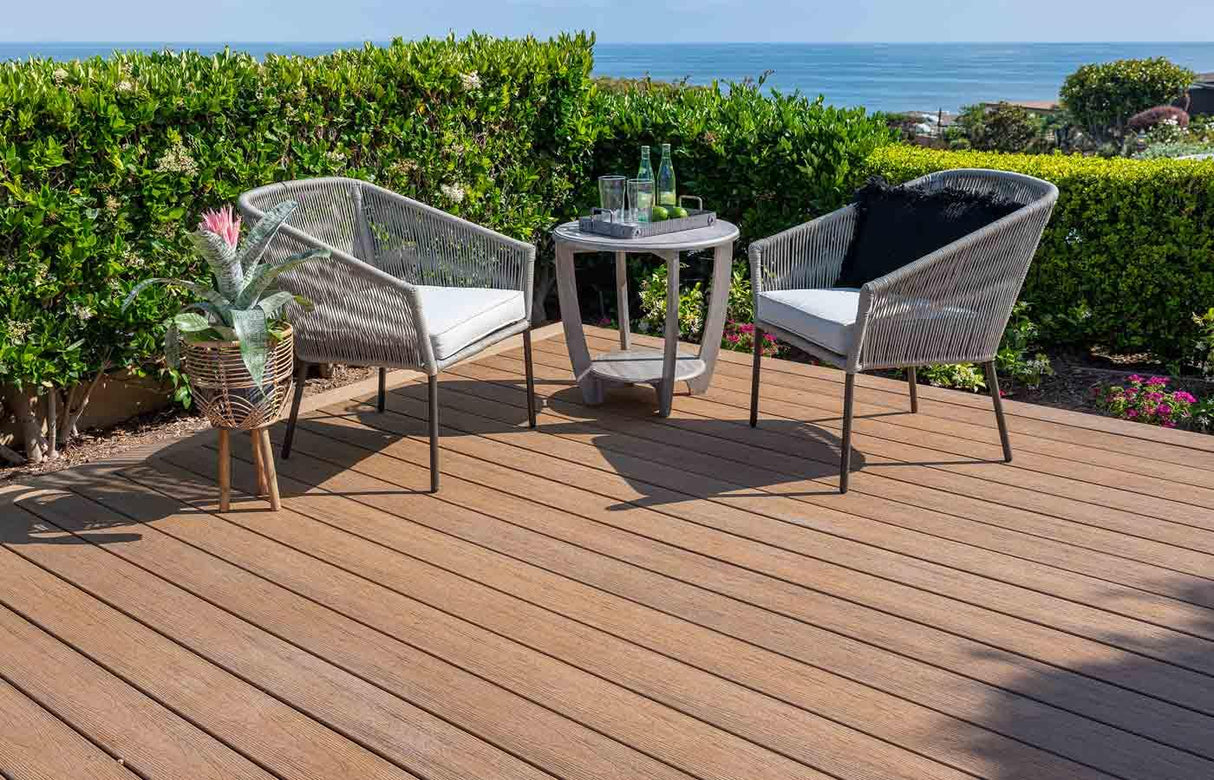 Planche de terrasse rainurée en Composite 1" x 6" TimberTech Reserve - Antique Leather