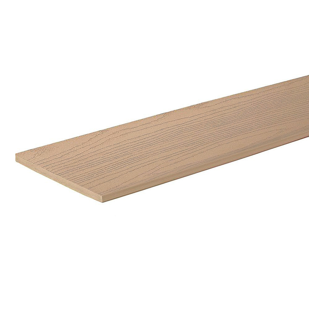 Riser 3/4" x 7 1/4" x 12' TimberTech Advanced PVC Harvest - Brownstone