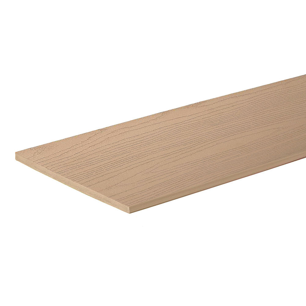 Fascia 1/2" x 11 3/4" x 12' TimberTech Advanced PVC Harvest - Brownstone