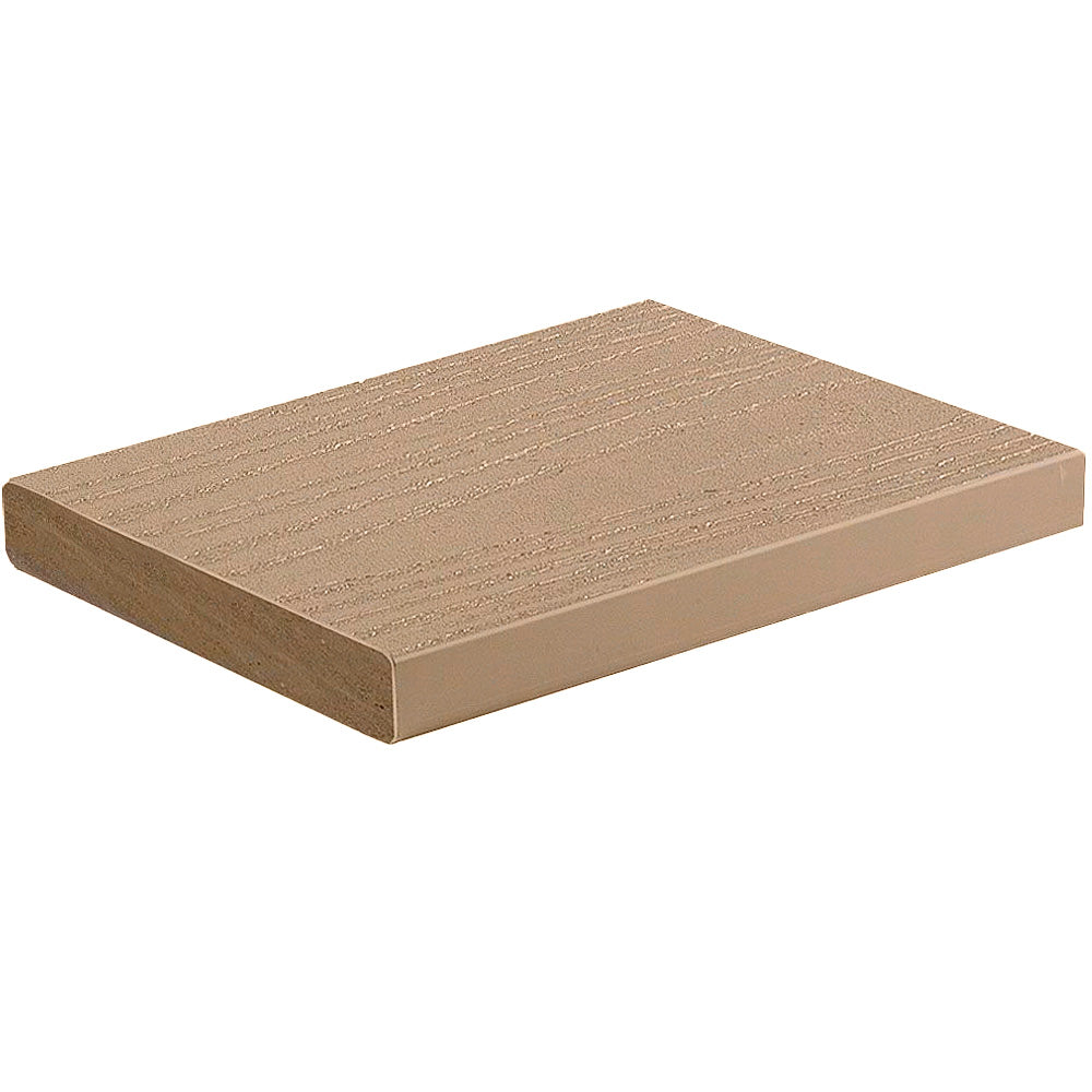 Square Decking Board 1"x8"x20' TimberTech Advanced PVC Harvest - Brownstone