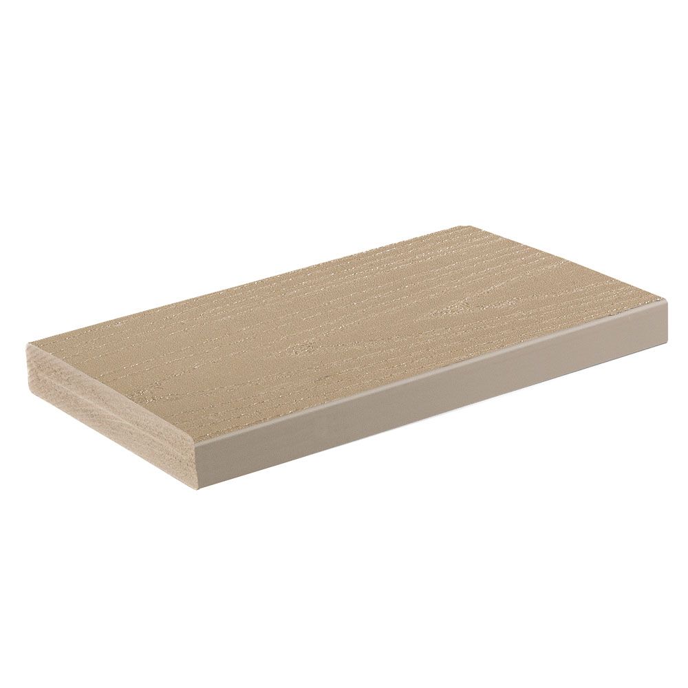 Square Decking Board 1"x6" TimberTech Advanced PVC Harvest - Brownstone