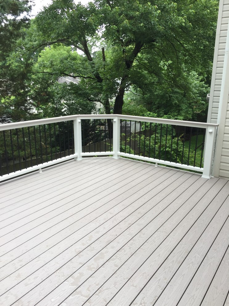 Fascia 1/2" x 11 3/4" x 12' TimberTech Advanced PVC Harvest - Slate Gray