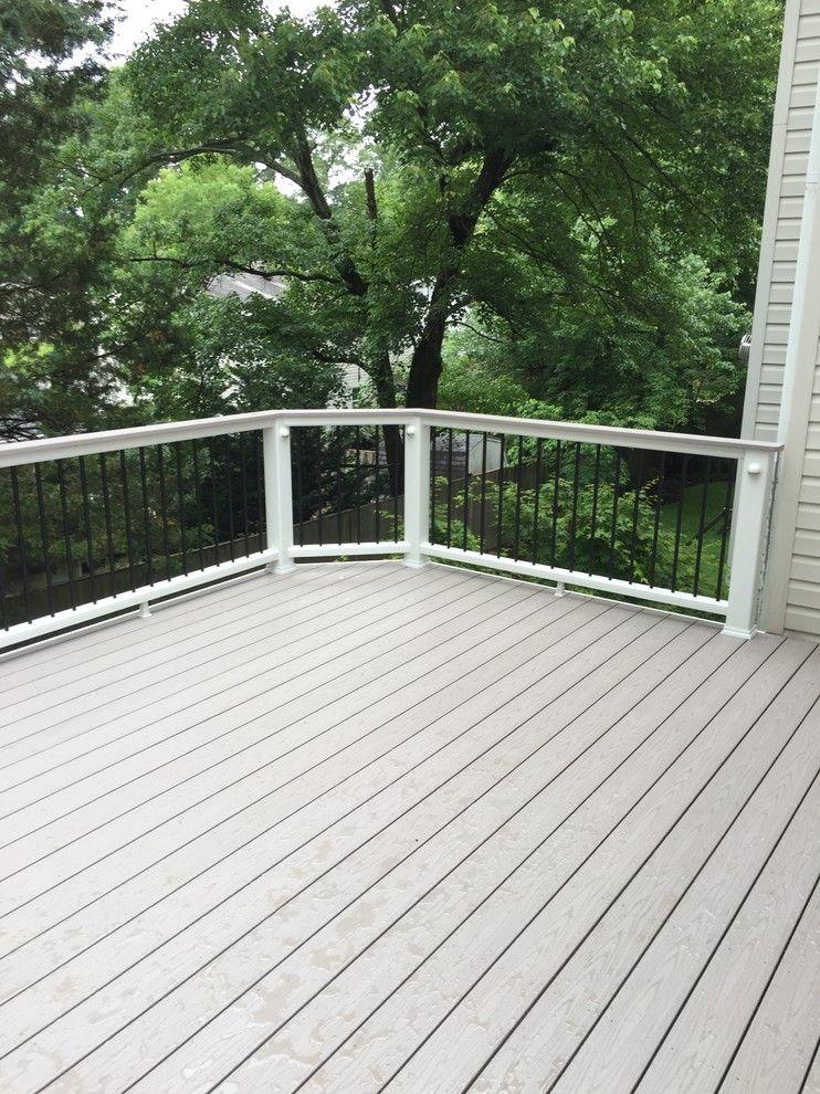 Planche de terrasse rainurée en PVC Avancé 1" x 6" TimberTech Harvest - Slate Gray