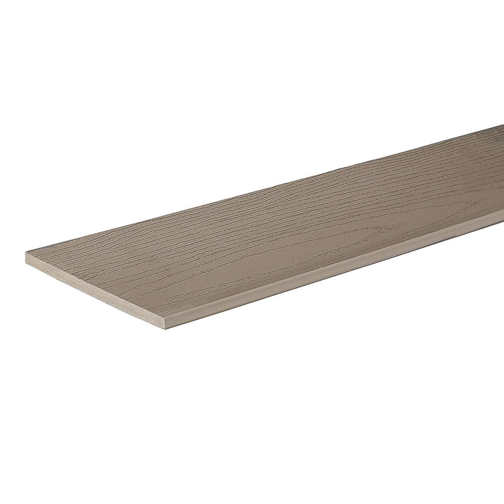 Riser 3/4" x 7 1/4" x 12' TimberTech Advanced PVC Harvest - Slate Gray