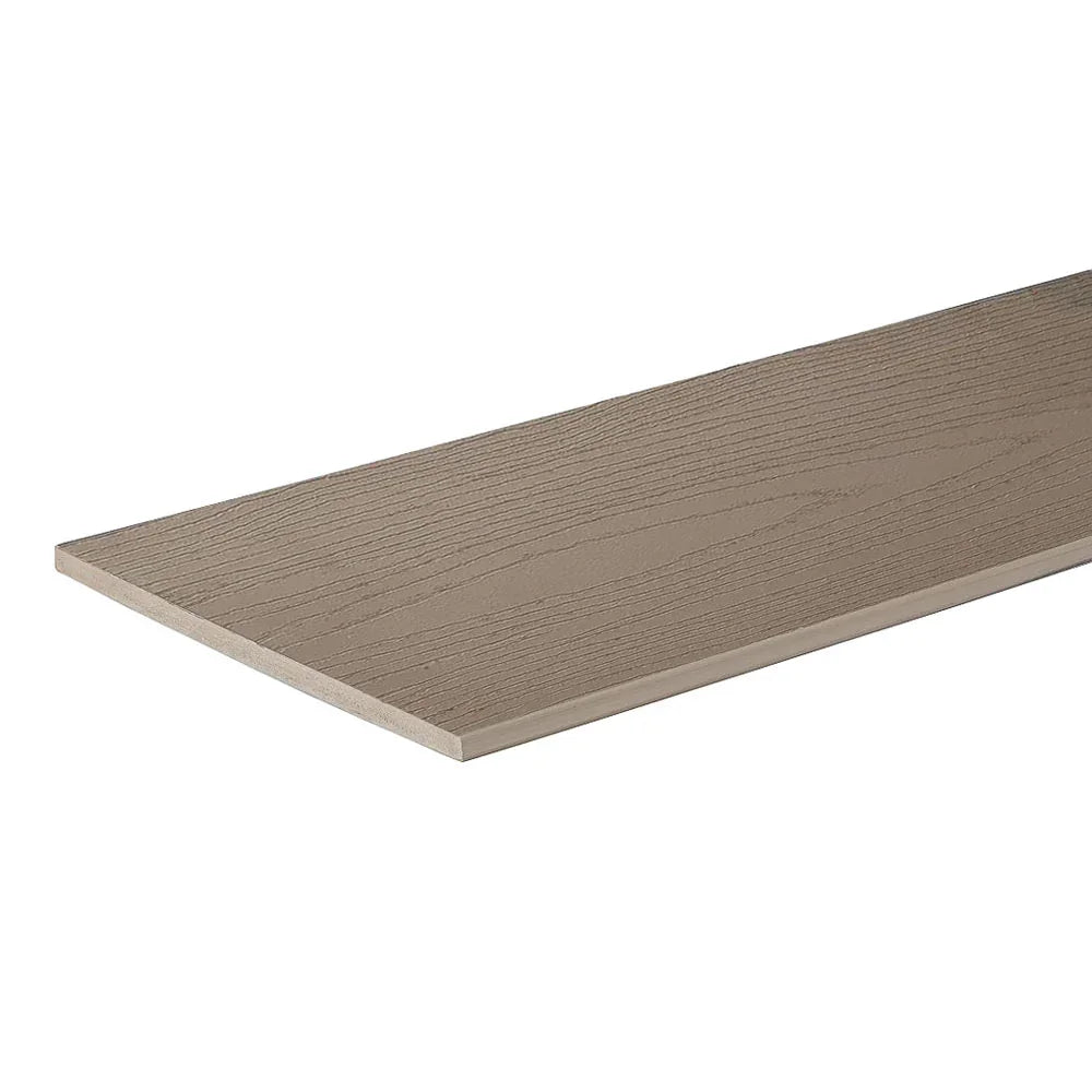 Fascia 1/2" x 11 3/4" x 12' TimberTech Advanced PVC Harvest - Slate Gray