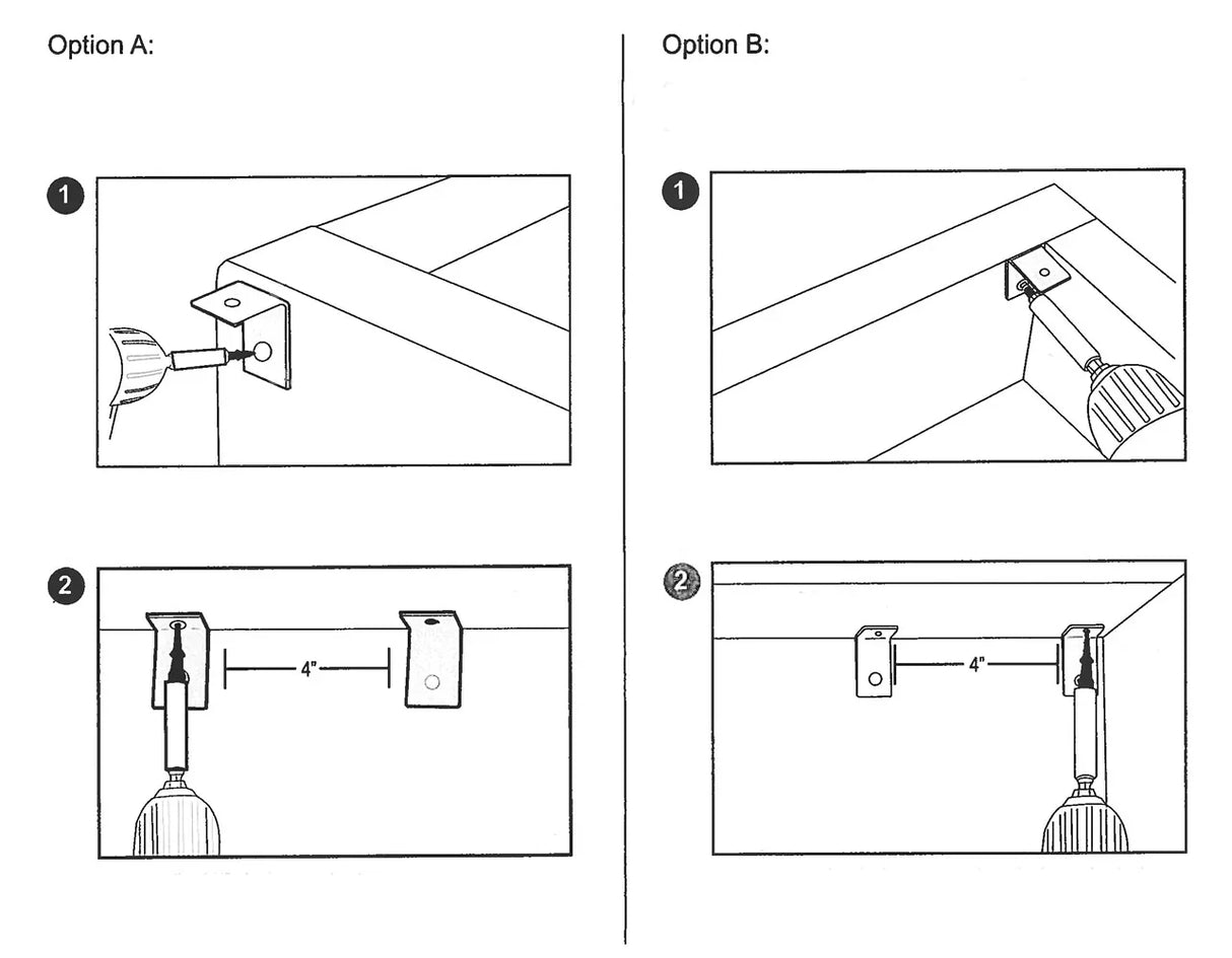 Attache en L CONCEALoc (50 attaches et vis)