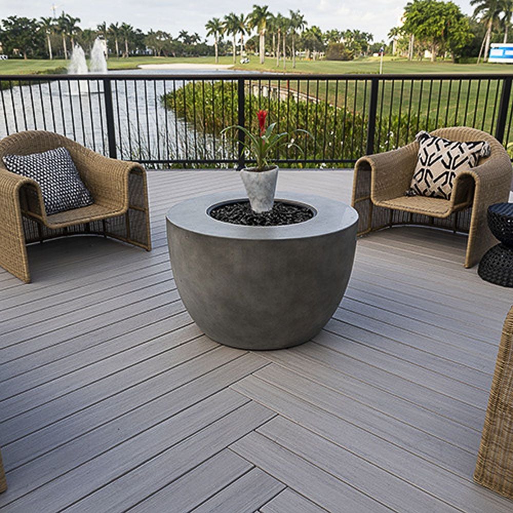 Square Decking Board 1"x6" TimberTech Advanced PVC Landmark - Boardwalk