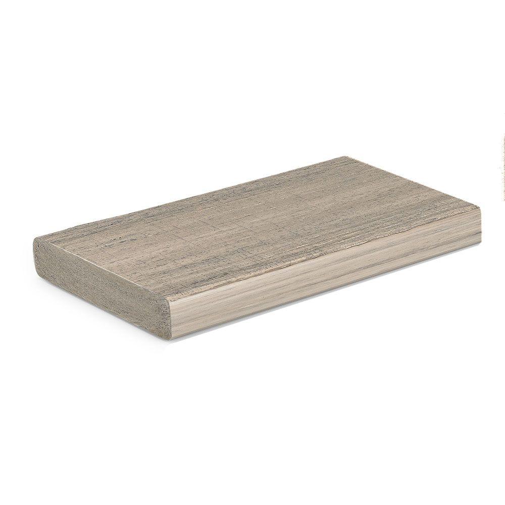 Planche de terrasse carrée en PVC Avancé 1" x 6" TimberTech Landmark - French White Oak