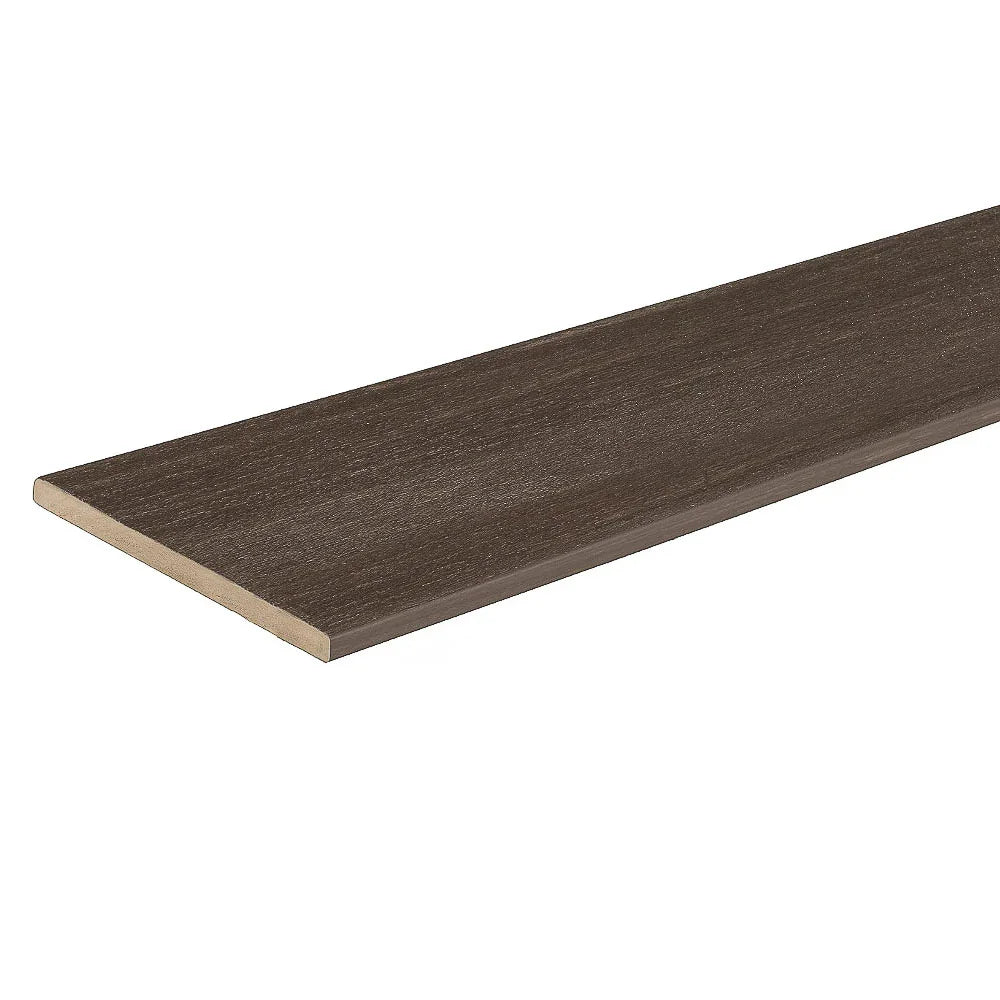 Riser 3/4" x 7 1/4" x 12' TimberTech Advanced PVC Vintage - Dark Hickory