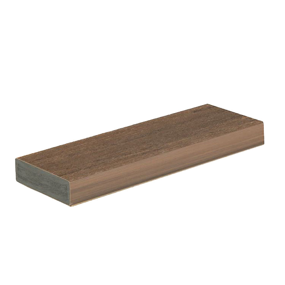 Planche de terrasse carrée en PVC Avancé 1" x 4" x 20' TimberTech Vintage - English Walnut