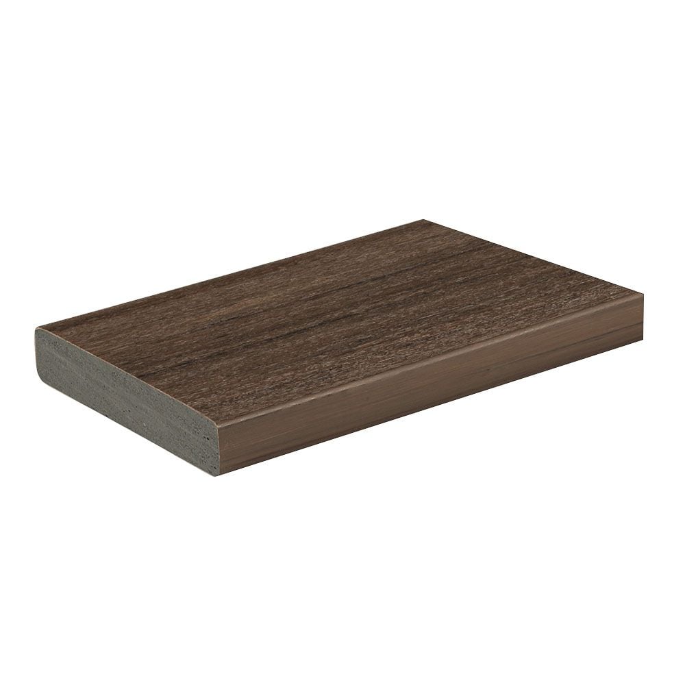 Planche de terrasse carrée en PVC Avancé 1" x 6" TimberTech Vintage - English Walnut