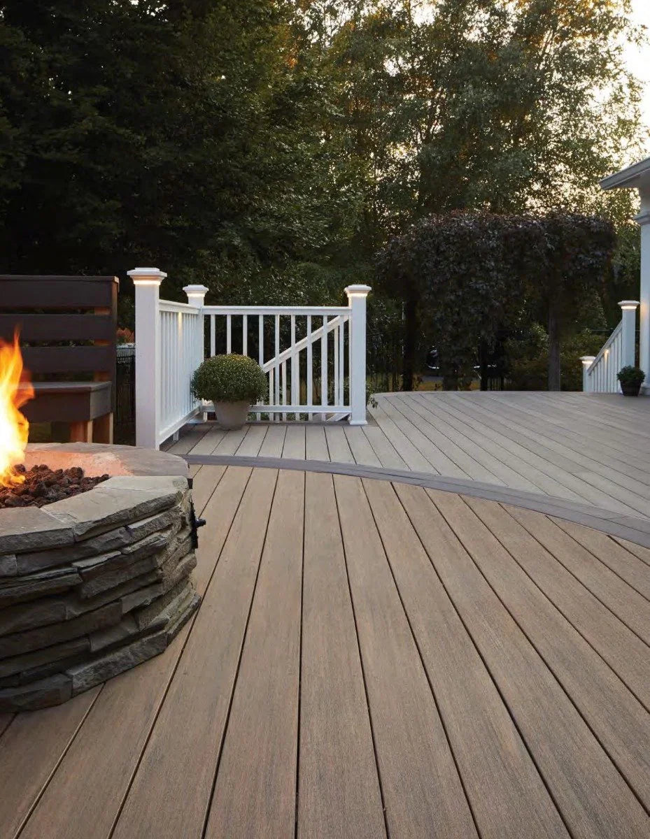 Planche de terrasse rainurée en PVC Avancé 1" x 6" TimberTech Vintage - Mahogany