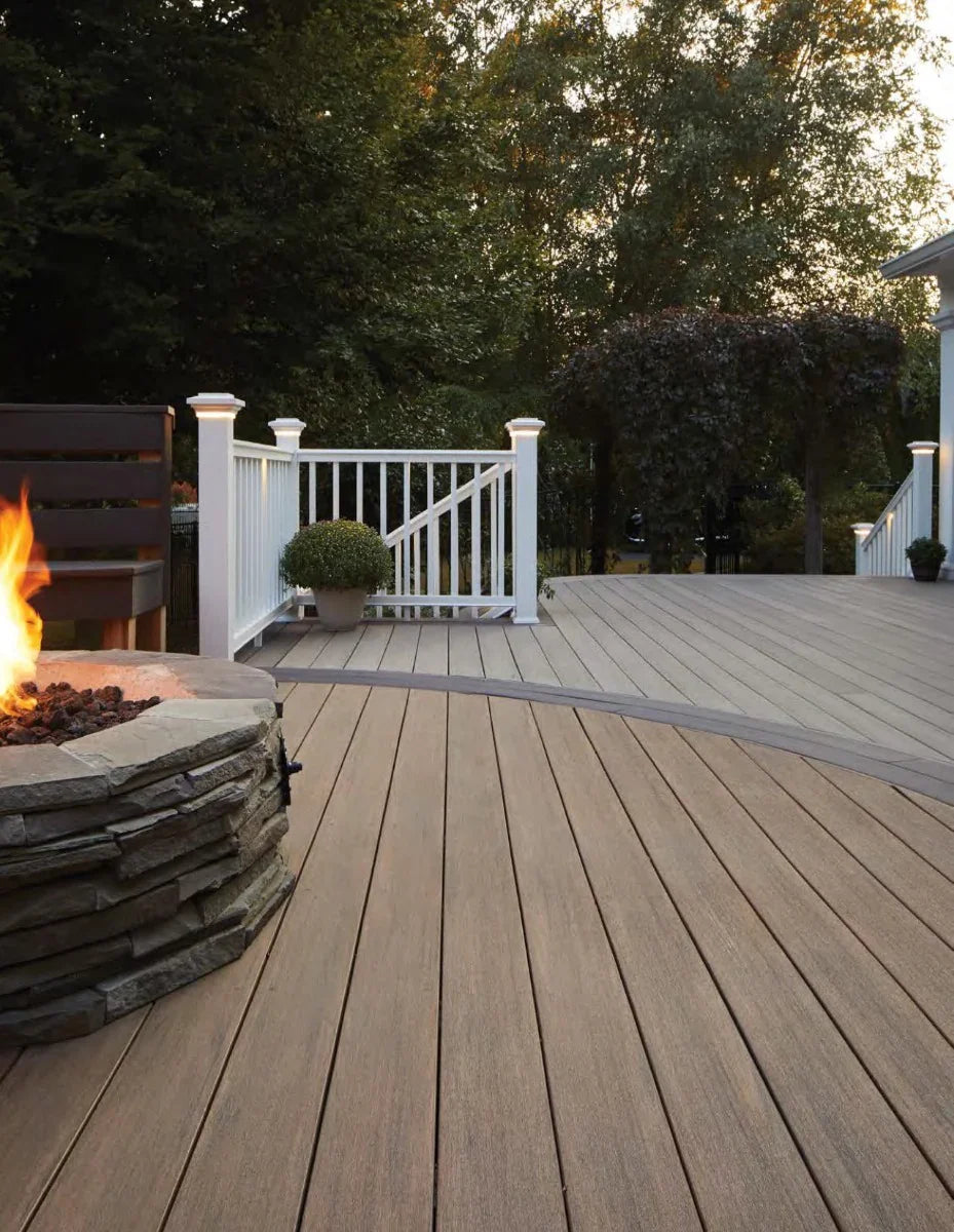 Planche de terrasse carrée en PVC Avancé 1" x 6" TimberTech Vintage - Mahogany