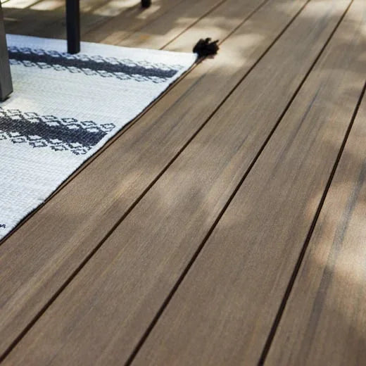 Planche de terrasse rainurée en PVC Avancé 1" x 6" TimberTech Vintage - Mahogany