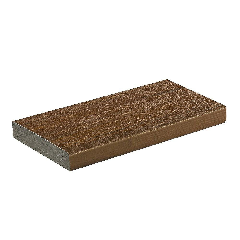 Planche de terrasse carrée en PVC Avancé 1" x 6" TimberTech Vintage - Mahogany