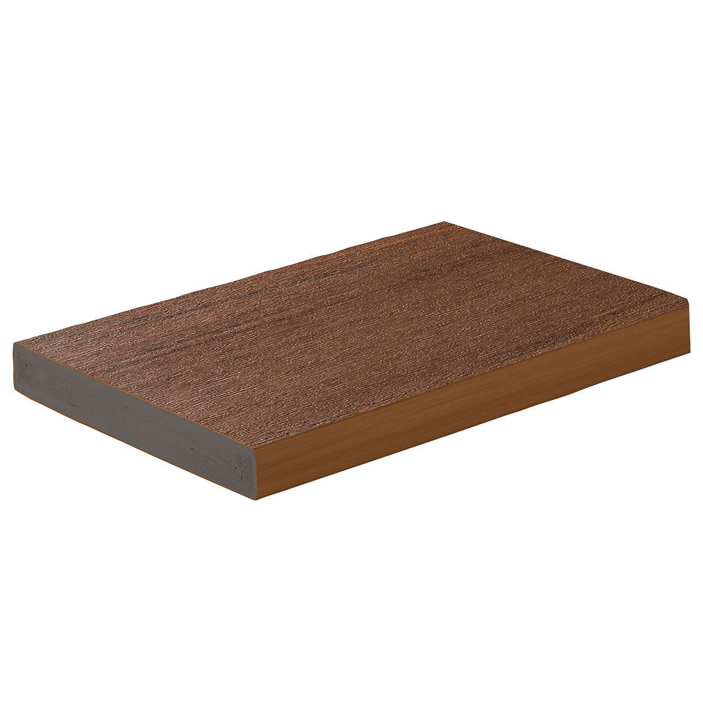Planche de terrasse carrée en PVC Avancé 1" x 8" x 20' TimberTech Vintage - Mahogany