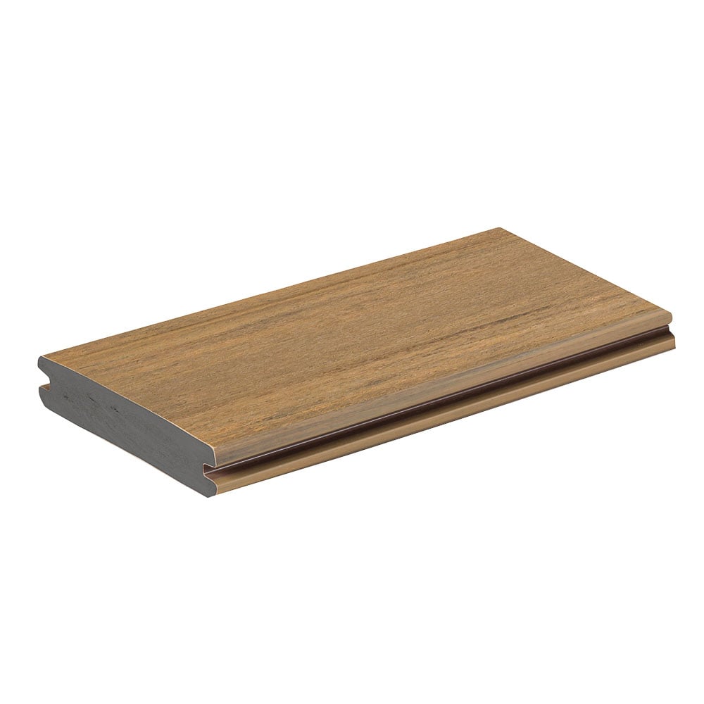 Planche de terrasse rainurée en PVC Avancé 1" x 6" TimberTech Vintage - Weathered Teak