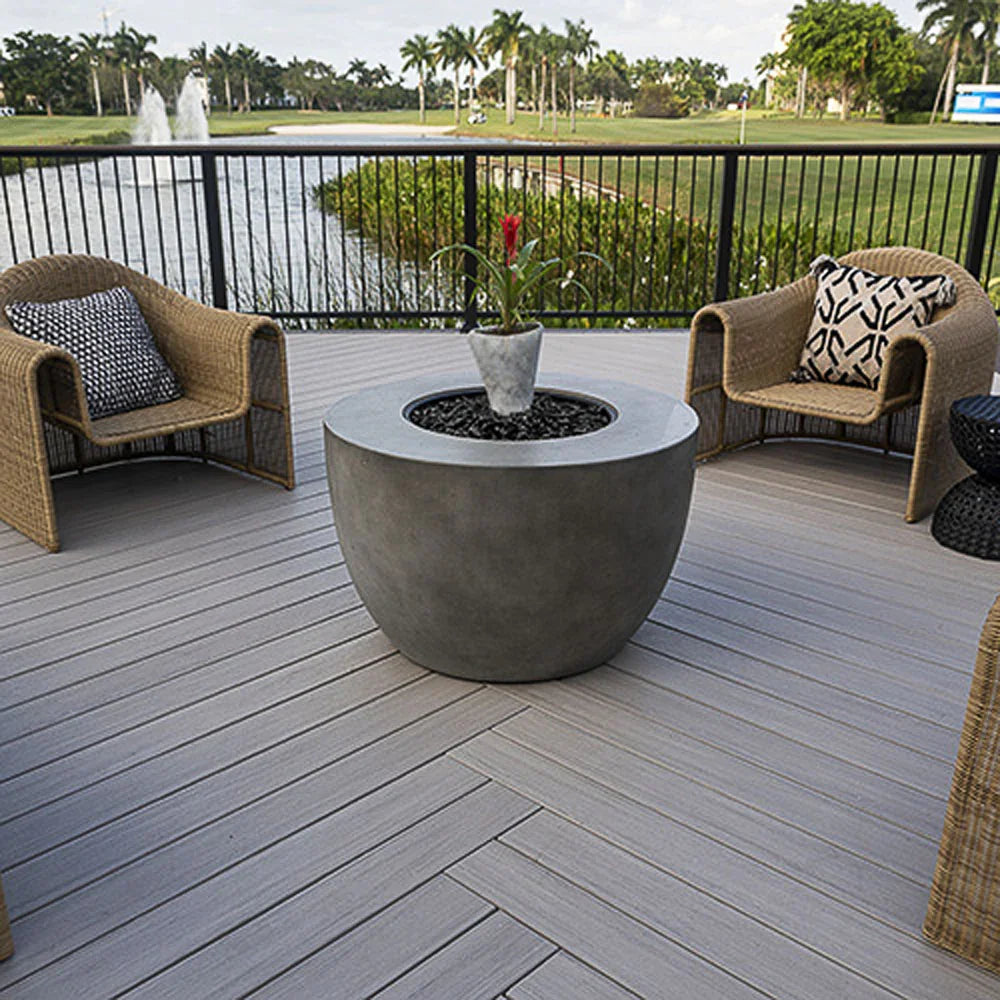 Fascia de terrasse en PVC Avancé 1/2" x 11 3/4" x 12' TimberTech Landmark - Boardwalk