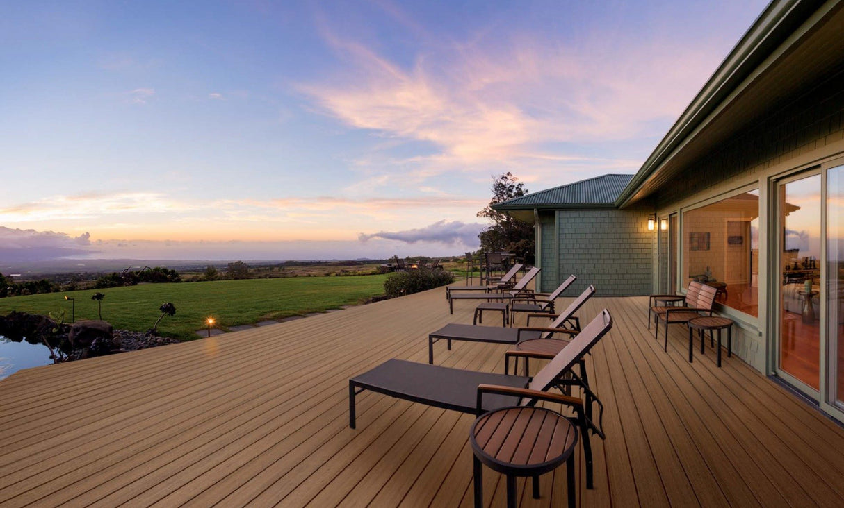 Square Decking Board 1"x6" TimberTech Composite Prime+ - Coconut Husk