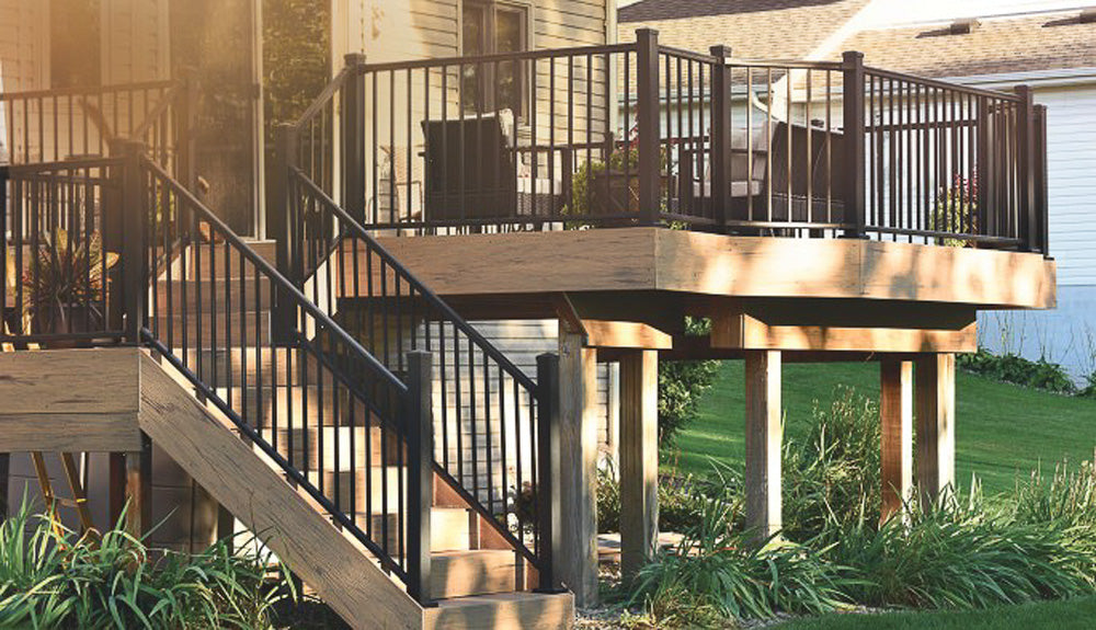 Stair railing 36"x96" Bronze - TimberTech