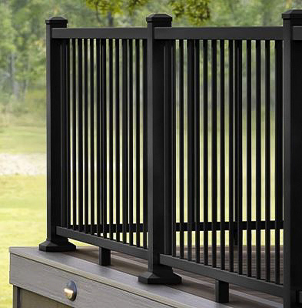 Aluminium railing 42"x96" Black - TimberTech