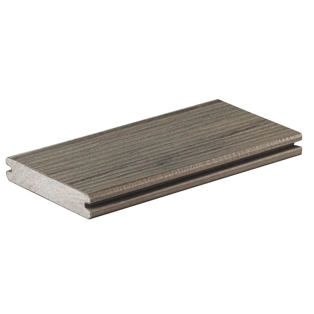 Planche de terrasse rainurée en Composite 1" x 6" TimberTech Legacy - Ashwood
