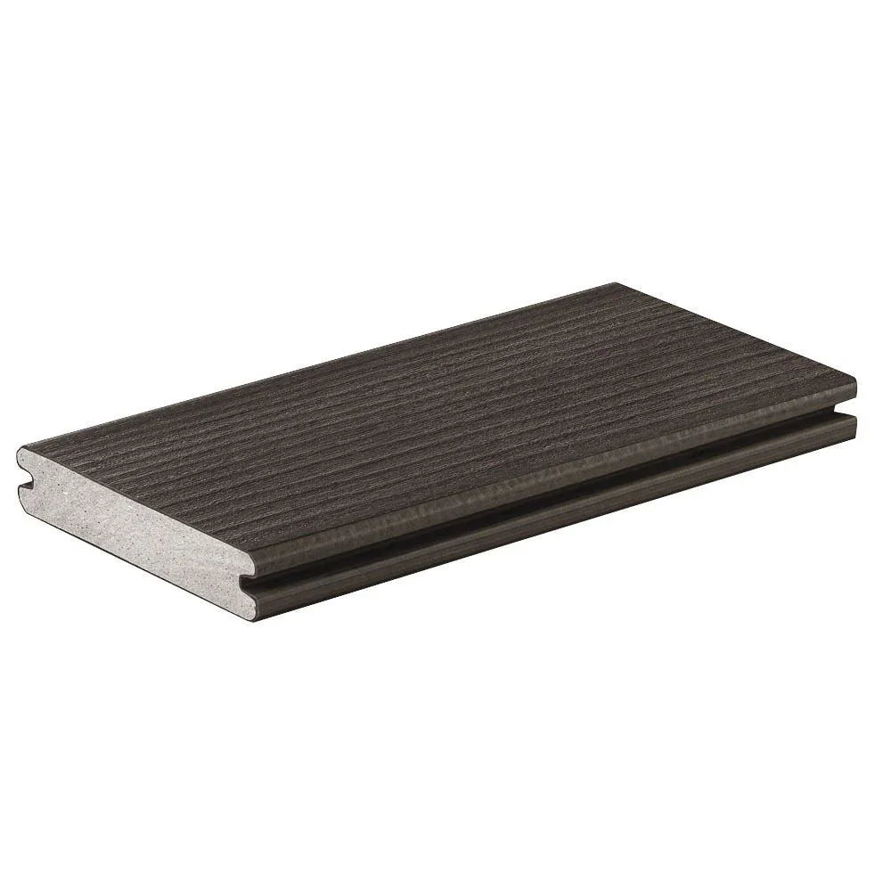 Planche de terrasse rainurée en Composite 1" x 6" TimberTech Legacy - Espresso