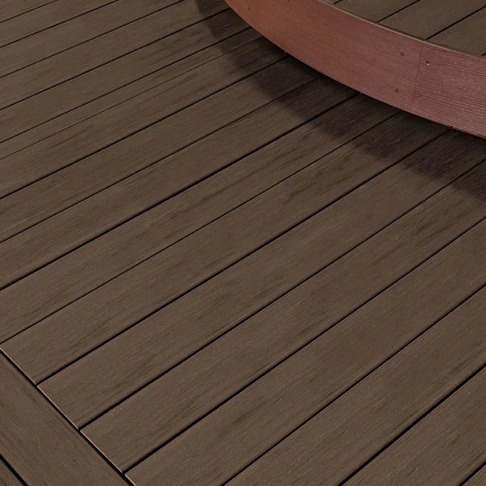 Grooved Decking Board 1"x6" TimberTech Composite Legacy - Mocha