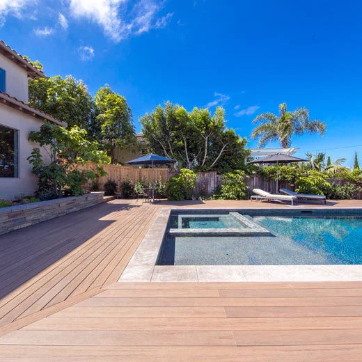 Square Decking Board 1"x6" TimberTech Composite Legacy - Pecan