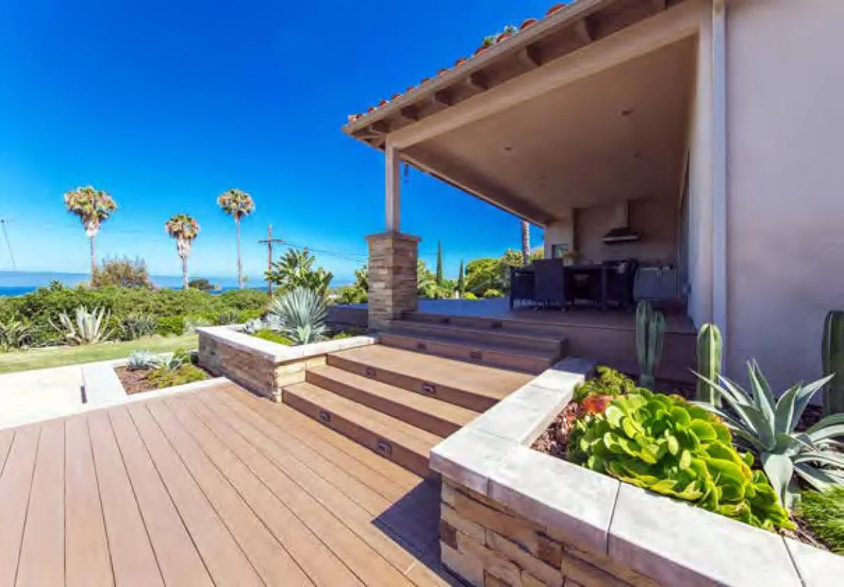 Square Decking Board 1"x6" TimberTech Composite Legacy - Pecan