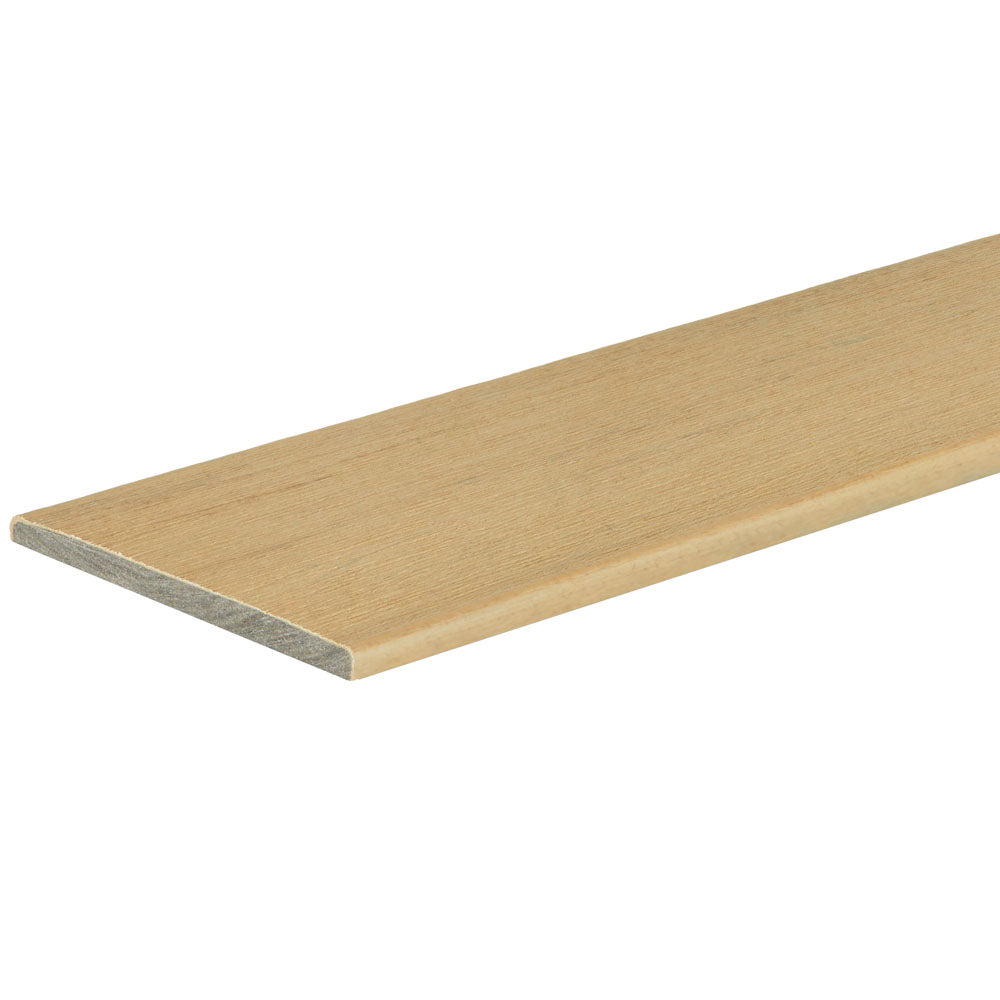 Fascia de terrasse en Composite 1/2" x 11 3/4" x 12' TimberTech Terrain+ - Natural White Oak