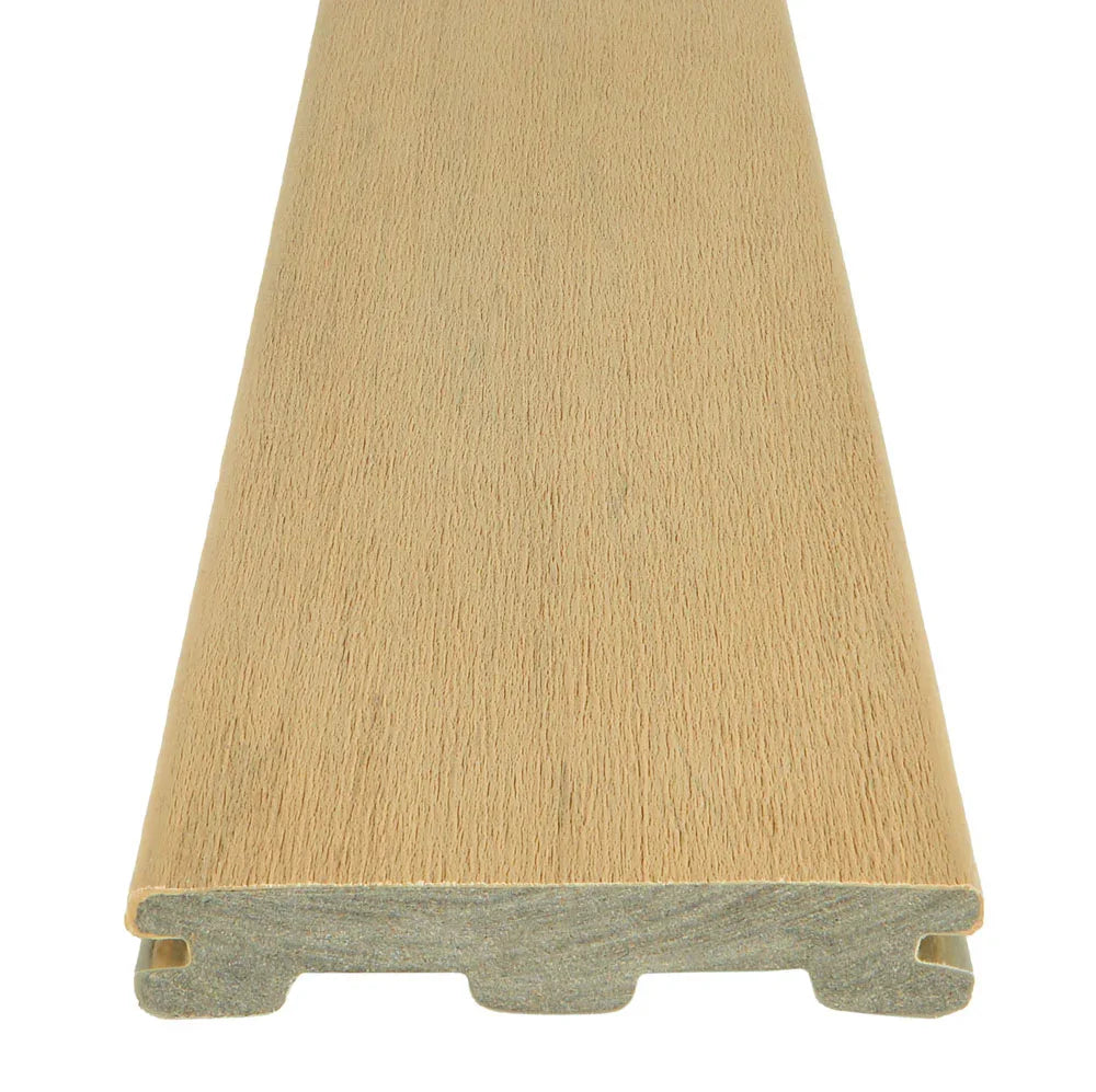 Grooved Decking Board 1"x6" TimberTech Composite Terrain+ - Natural White Oak