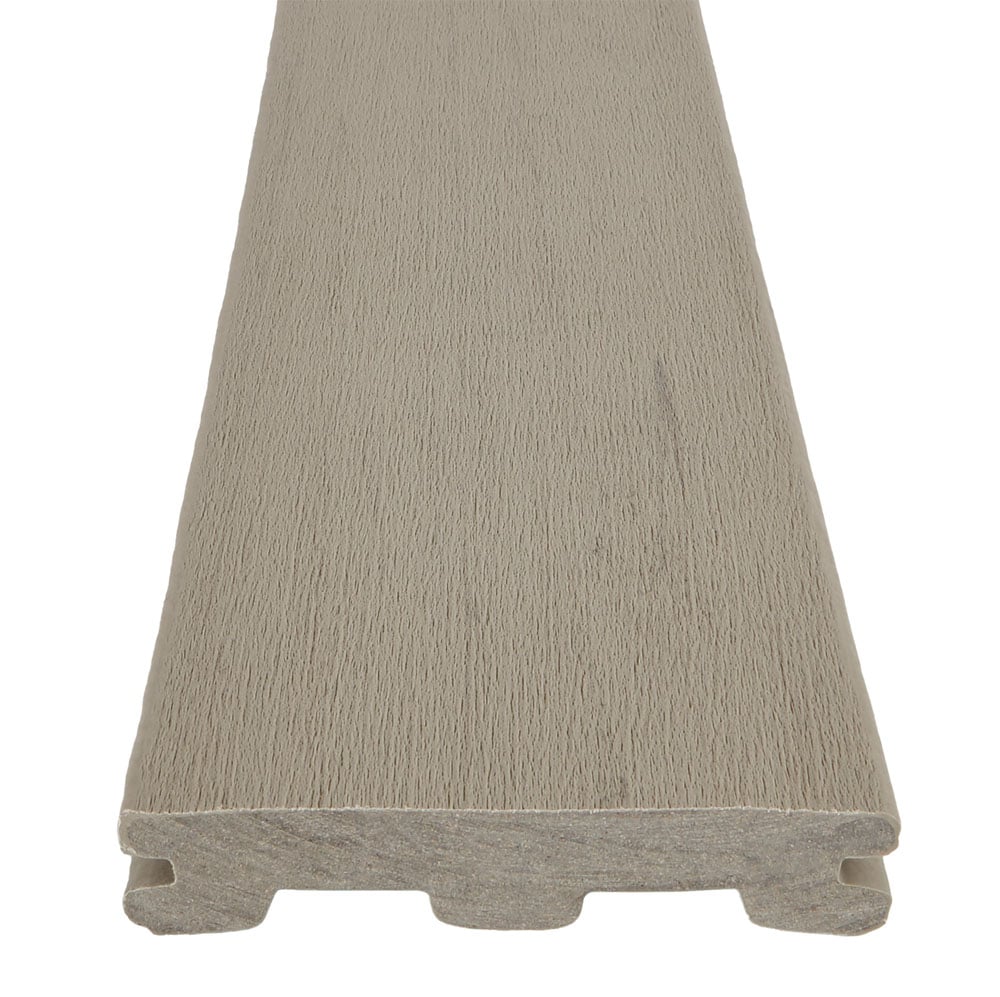 Grooved Decking Board 1"x6" TimberTech Composite Terrain+ - Weathered Oak