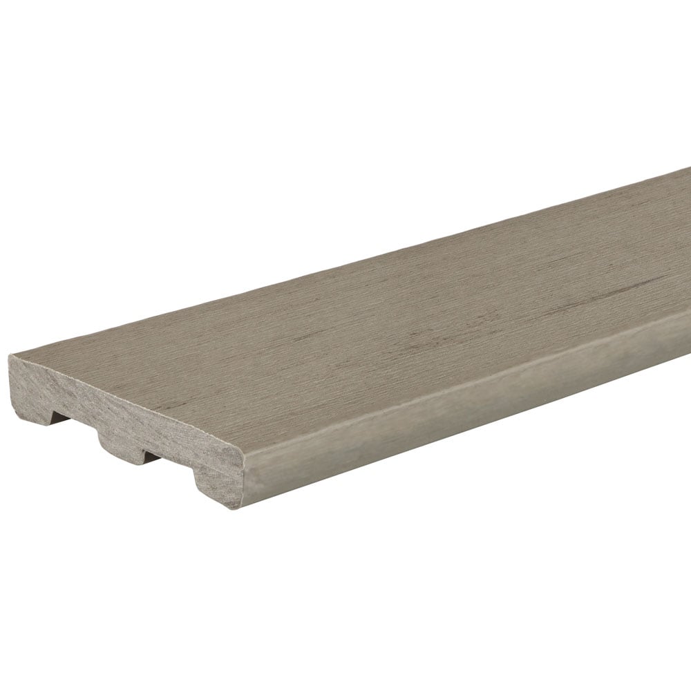 Square Decking Board 1"x6" TimberTech Composite Terrain+ - Weathered Oak