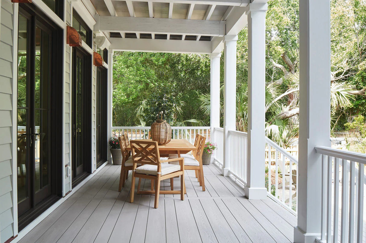 Contremarche de terrasse en PVC Avancé 3/4" x 7 1/4" x 12' TimberTech Harvest - Slate Gray