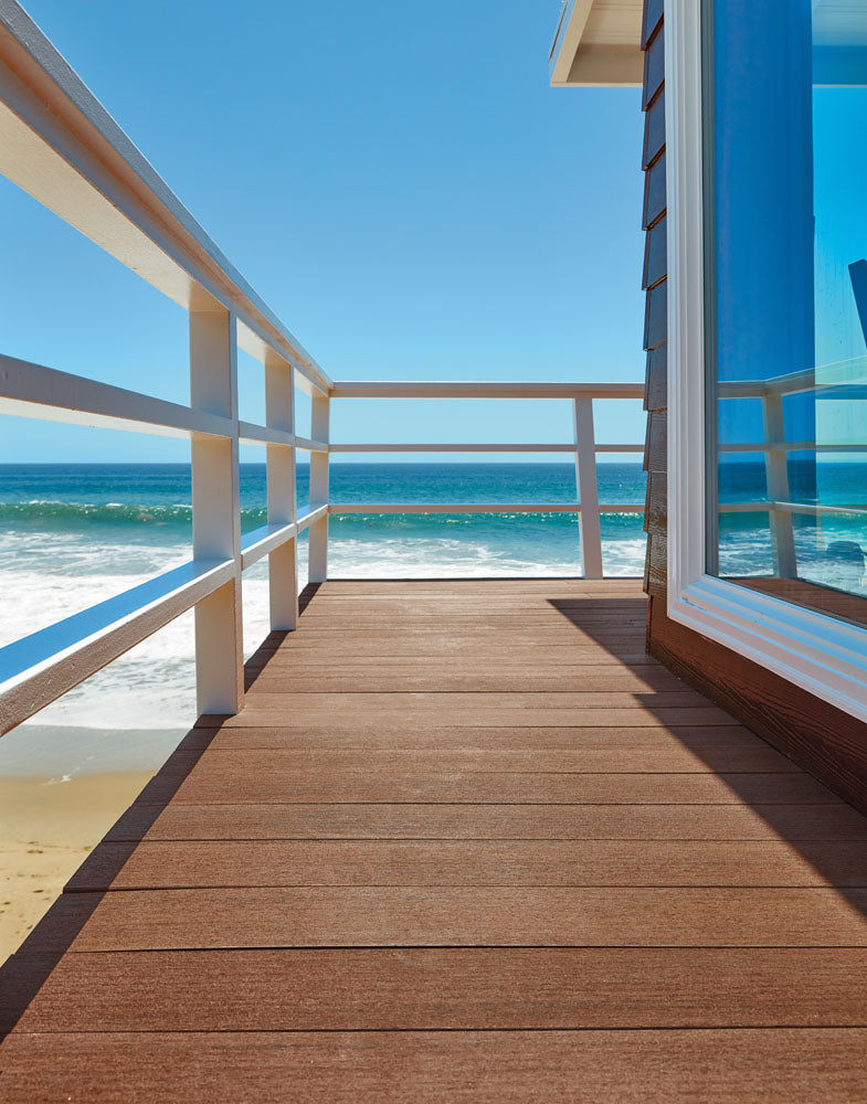 Contremarche de terrasse en PVC Avancé 3/4" x 7 1/4" x 12' TimberTech Vintage - Mahogany