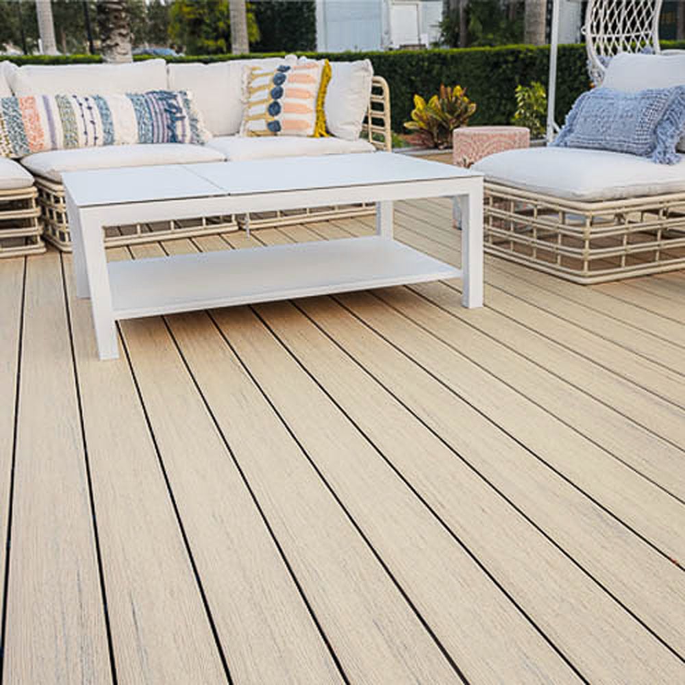 Planche de terrasse rainurée en Composite 1" x 6" TimberTech Reserve - Reclaimed Chestnut