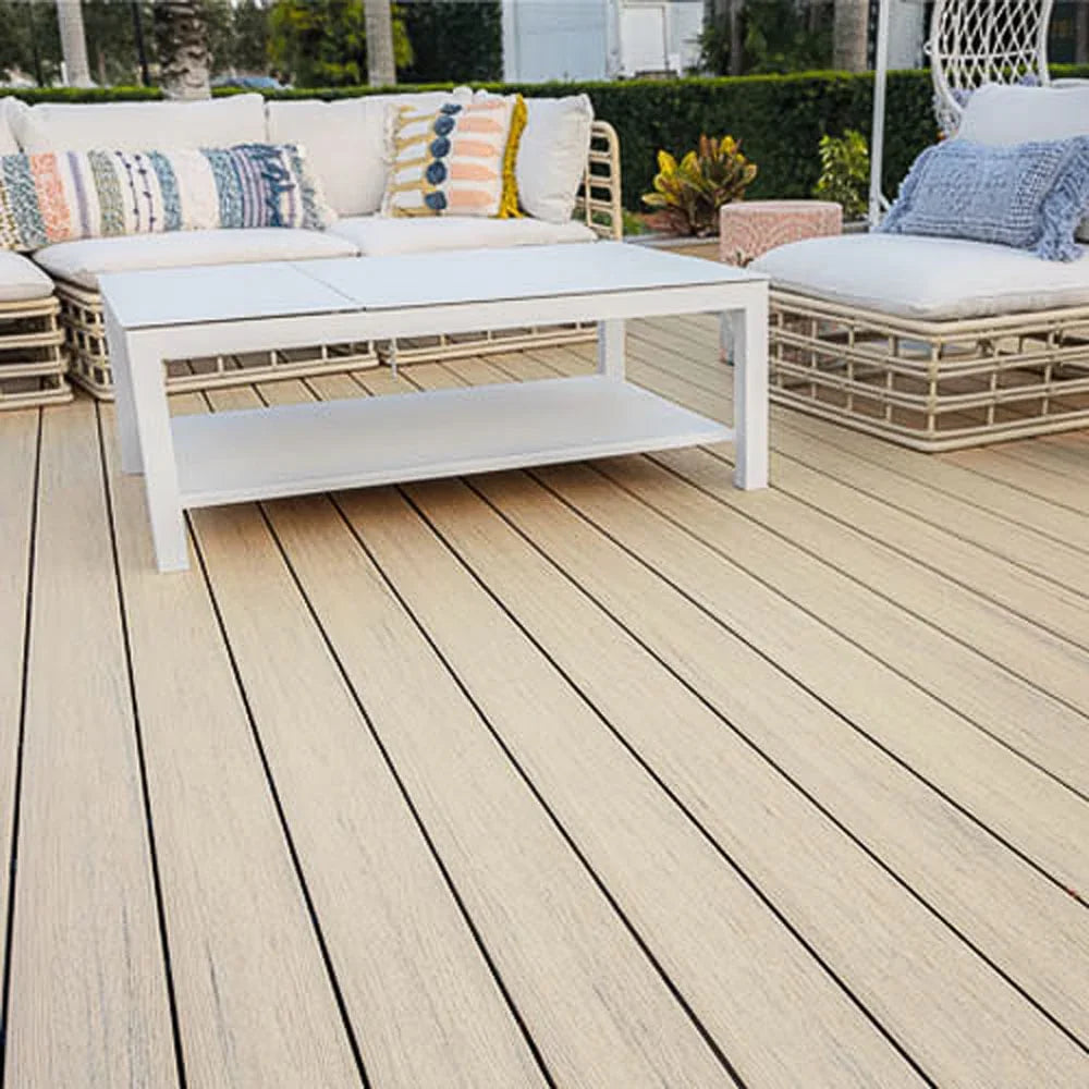 Planche de terrasse rainurée en Composite 1" x 6" TimberTech Reserve - Reclaimed Chestnut