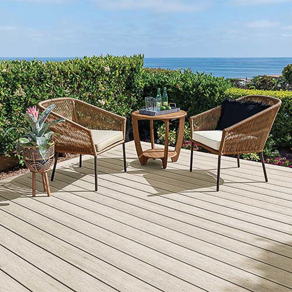 Planche de terrasse rainurée en Composite 1" x 6" TimberTech Reserve - Reclaimed Chestnut