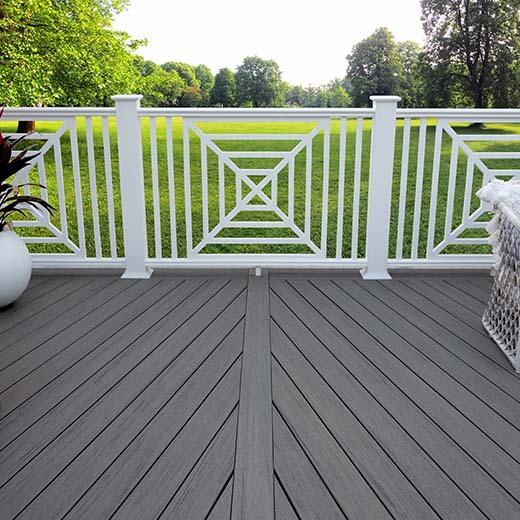 Planche de terrasse rainurée en Composite 1" x 6" TimberTech Reserve - Driftwood