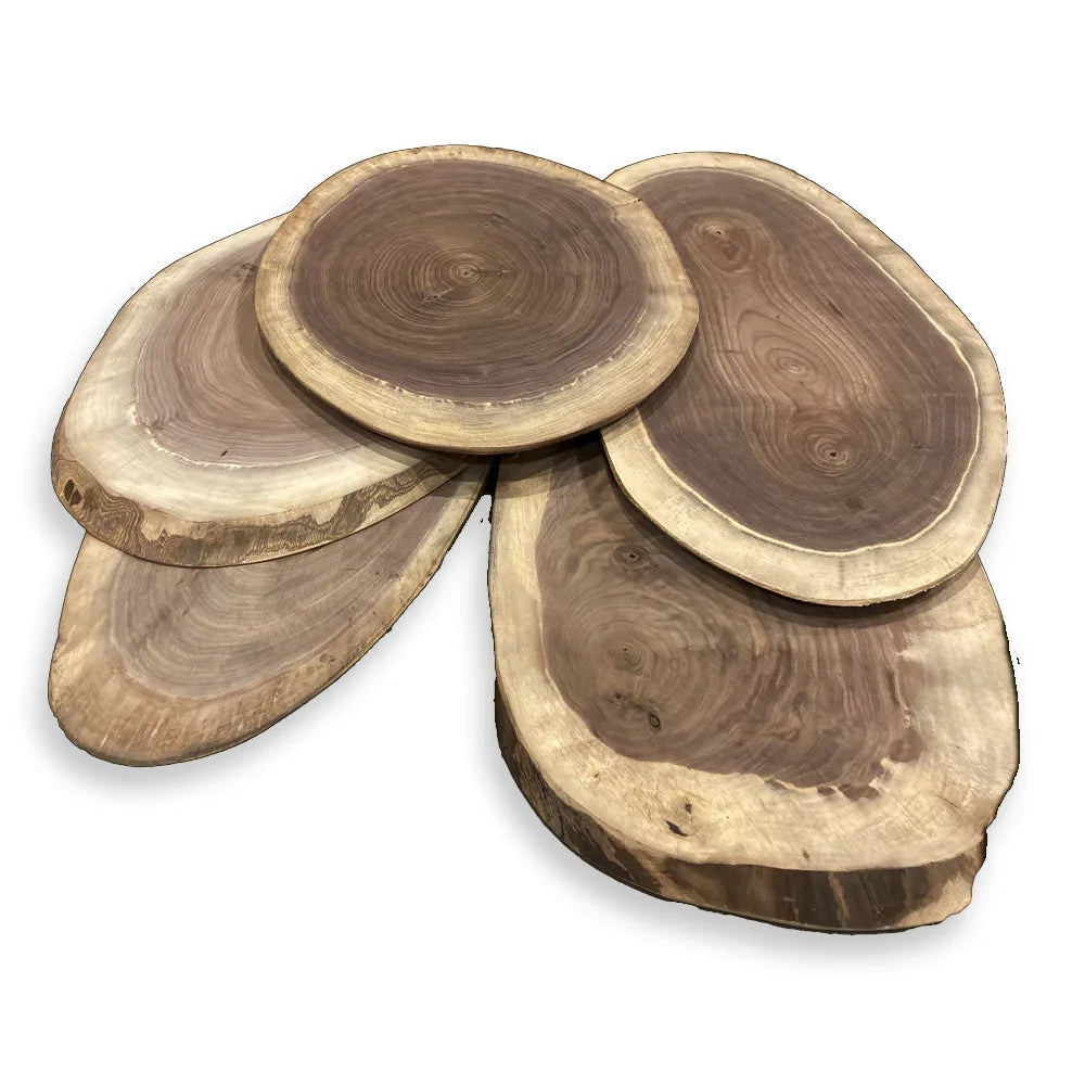 Walnut Oval / Large - 30’’ to 39’’