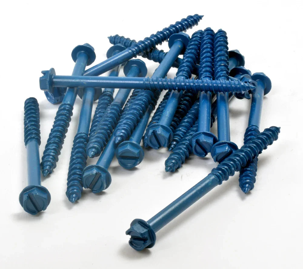 Vis à béton à tête hexagonale avec rondelle - Filet double