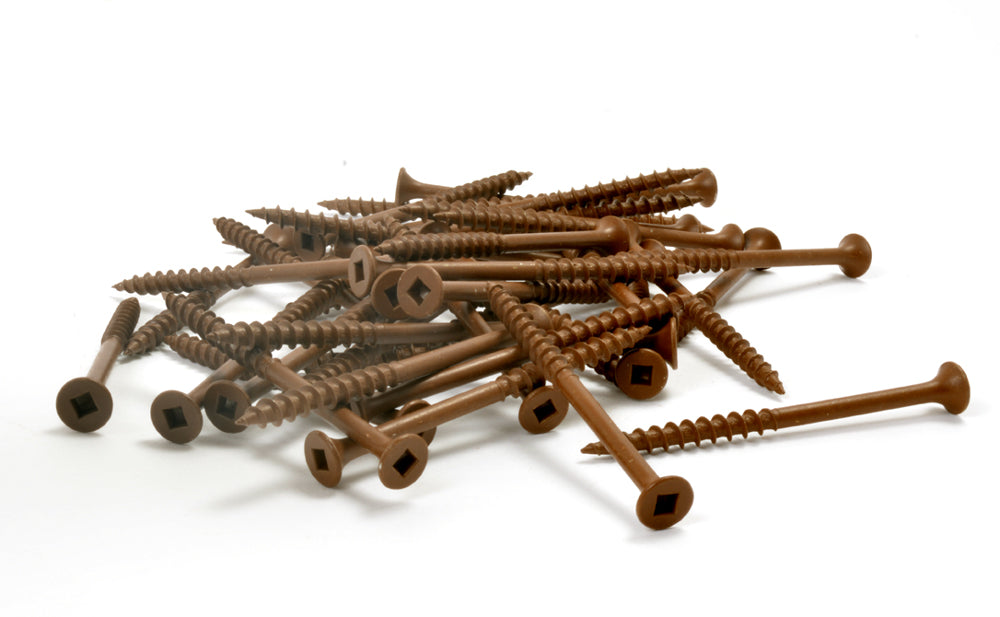 ACQ Ceramic Brown Deck Screws