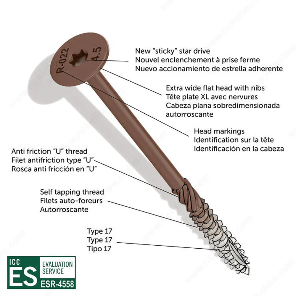 Structural framing screw PWR DRIVE STR - Reliable